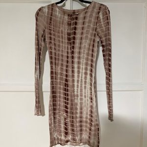 ✨princess polly - joani tie dye mini dress brown